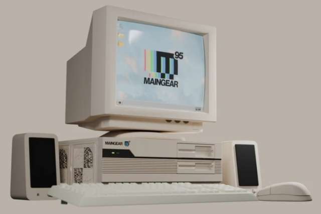 Готовый ПК Maingear Retro95 поставляется с винтажным корпусом 90-х годов3